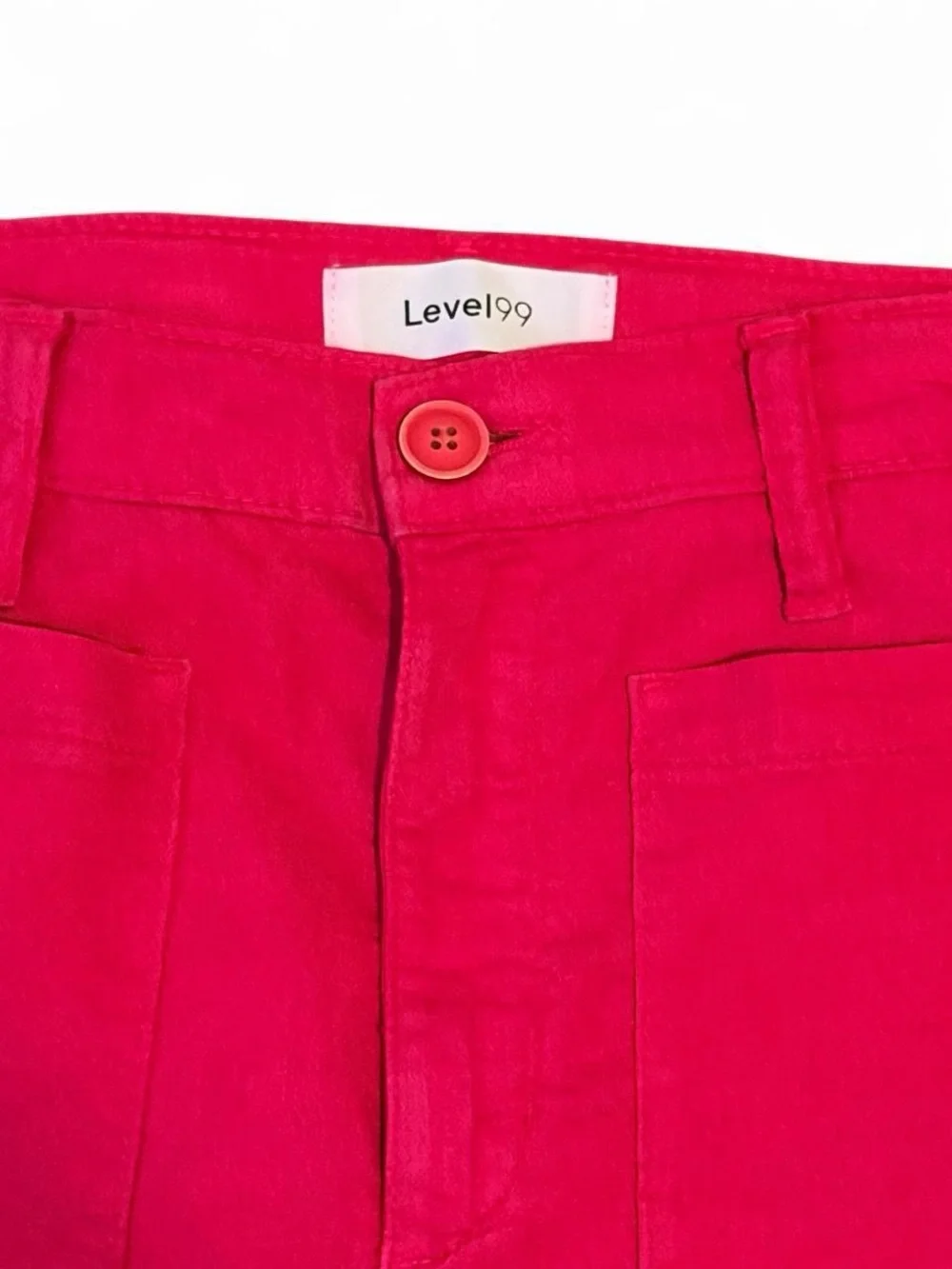 Level 99 Women's Hot Pink Wide-Leg Pants